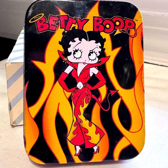 ✨HOST PICK✨ Vintage 2003 Betty Boop Tin Box with Flame Design - Picture 16 of 16
